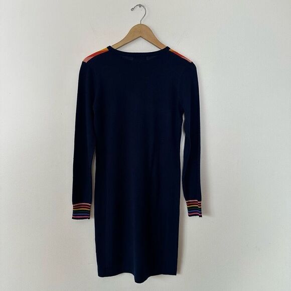 Modcloth Sugarhill Women’s Rainbow Evie Sun On My Shoulders Sweater Dress - Picture 3 of 10